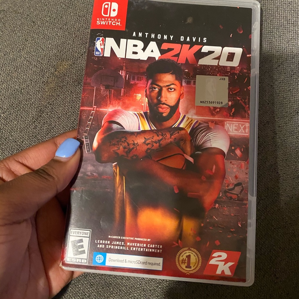 2k20 NBA Nintendo switch game